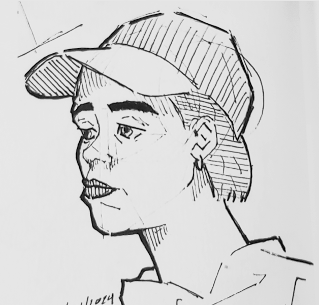 Sketch - Female expression practice